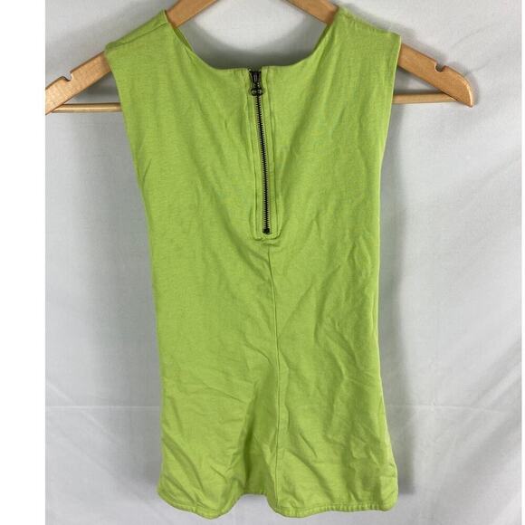 Soft Surroundings Green Cross Front Sleeveless Top Size XS - Picture 5 of 5